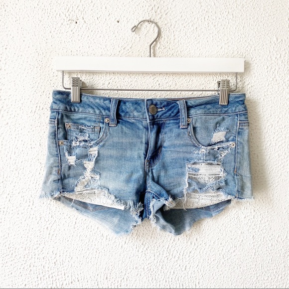 american eagle super low shortie